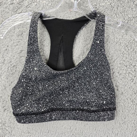 Lululemon Athletica Women's Gray Invigorate Bra Long Line Size 2 - Picture 1 of 7